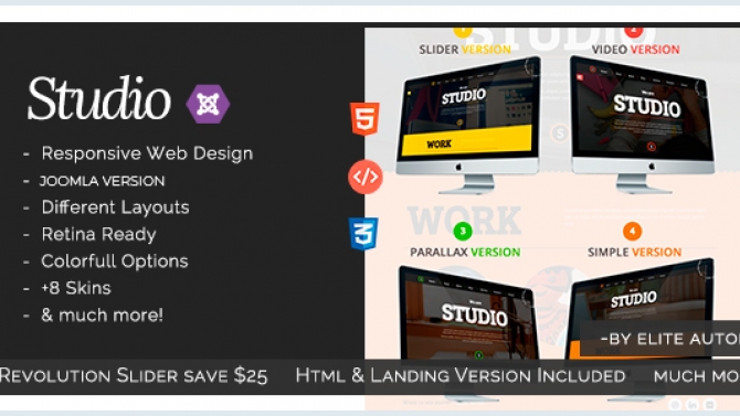 Studio - Multipurpose Technology Joomla Template