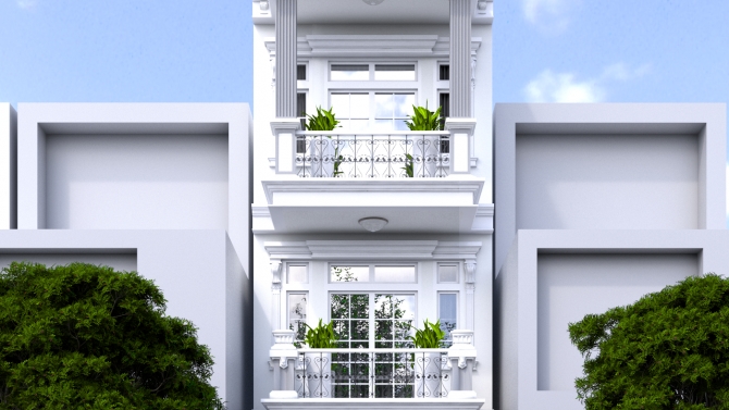 Nh&agrave; Phố Cổ Điển