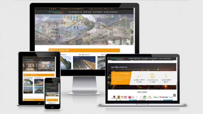 Quang Trung APT &ndash; Dự &aacute;n website nội thất quảng c&aacute;o