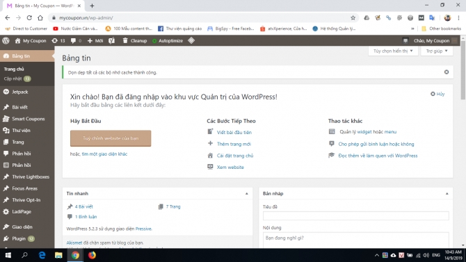 Thiết kế website mycoupon.vn
