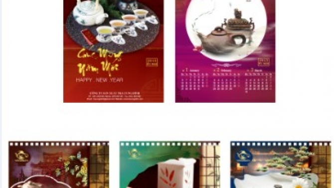 Thiết kế lịch treo tường