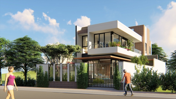 Nh&agrave; phong c&aacute;ch tối giản