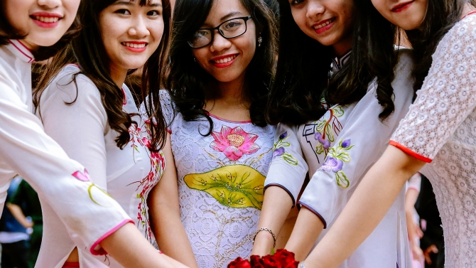 Chụp ảnh kỷ yếu