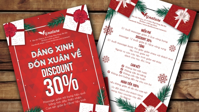 Flyer Vy Nature dịp Christmas