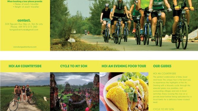 Quadfold brochure - Hoi An Guided Bike Tour