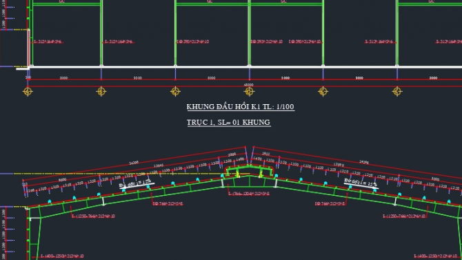 Thiết kế nh&agrave; xưởng cơ bản