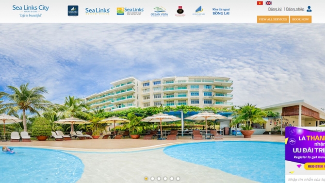 Website Sea Links City,  l&agrave; một th&agrave;nh vi&ecirc;n của tập đo&agrave;n Rạng Đ&ocirc;ng