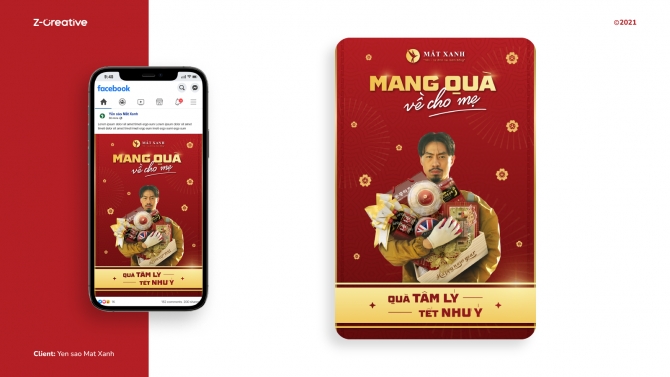 Yen sao Mat Xanh - Social media post Ⓒ 2021