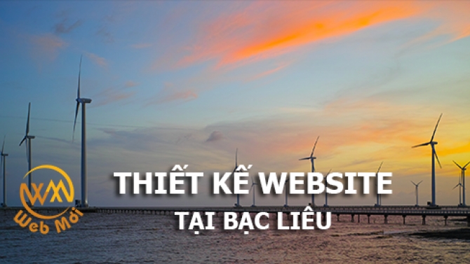 Thiết kế website tại Bạc Li&ecirc;u