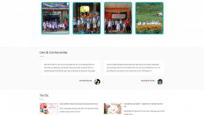 Thiết kế website Starfall.edu.vn