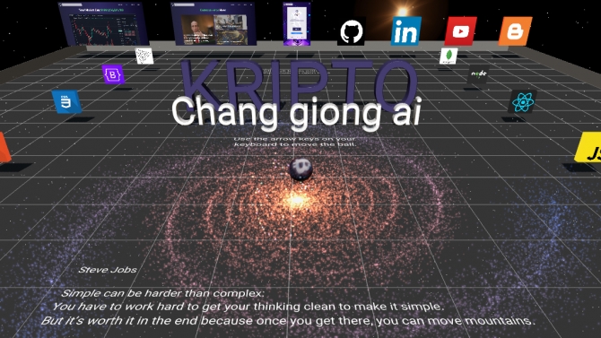 Crypto 3D Website built with Three.js!