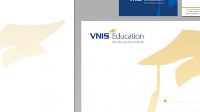 Thiết kế logo bộ nhận diện VNIS Education