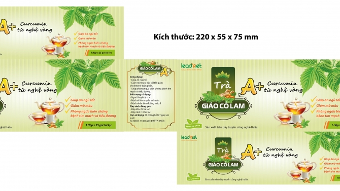 Tr&agrave; giảo cổ lam A+