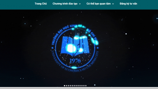 Website Cổng tuyển sinh Trường Đại học Kinh tế TPHCM