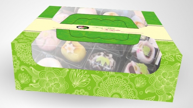 Thiết kế hộp b&aacute;nh Song Thủy WAGASHI