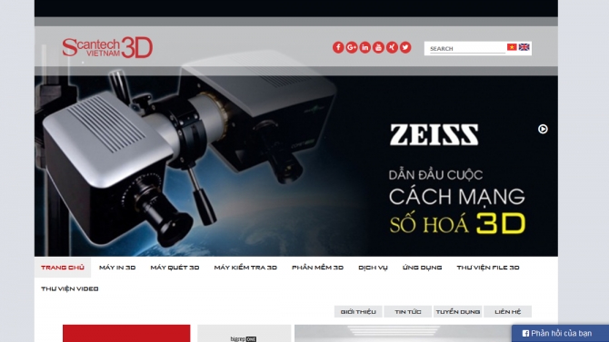 X&acirc;y dựng website scantechvn.com