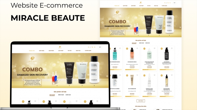 Miracle Beaute - Website