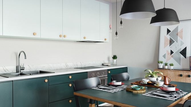 Render v&agrave; Dựng model 3d Nh&agrave; của Ng&ocirc;i nh&agrave; của Mateusz v&agrave; Martyna