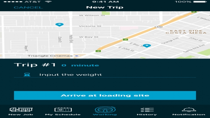 Thiết kế mobile app logistics