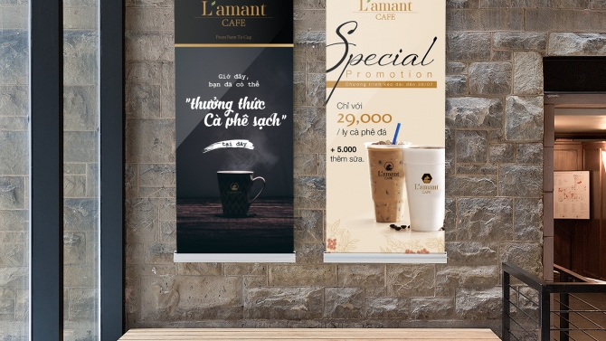 Thiết kế bộ POSM_LAMANT CAFE
