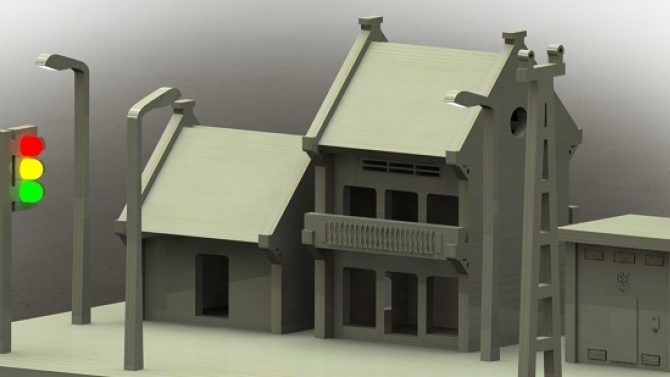 Thiết kế m&ocirc; h&igrave;nh 3D xuất bản vẽ gia c&ocirc;ng