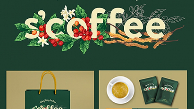Logo nh&atilde;n hiệu S'COFFEE