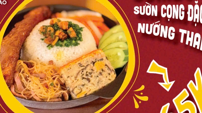 COM TAM CHAO MENU