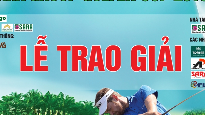 Backdrop trao giải golf