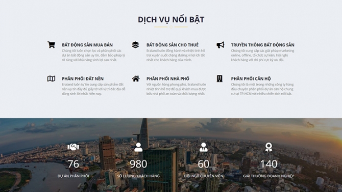 Thiết kế website Eraland