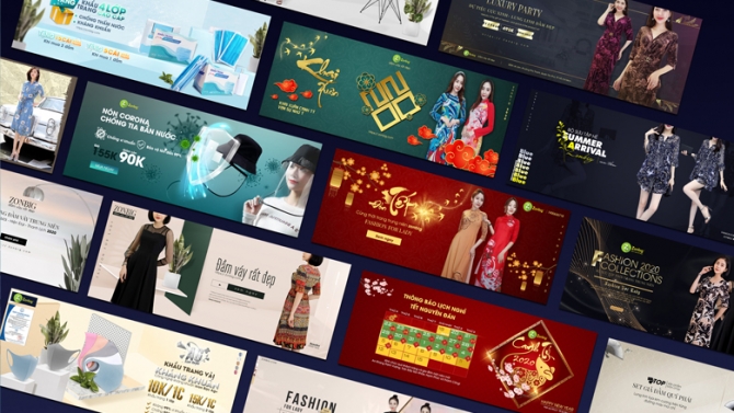 Banner thời trang