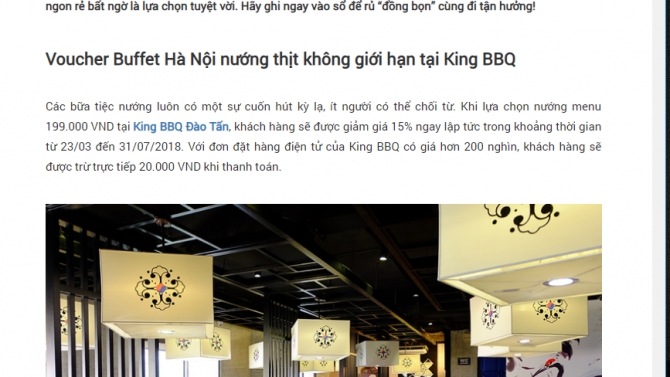 Viết b&agrave;i PR nh&agrave; h&agrave;ng cho Adayroi