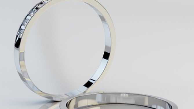 Platinum and Diamond ring