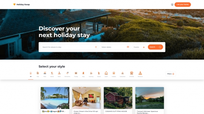 Holiday Swap &ndash; Nền tảng trao đổi chỗ ở nghỉ dưỡng cho thị trường ch&acirc;u &Acirc;u