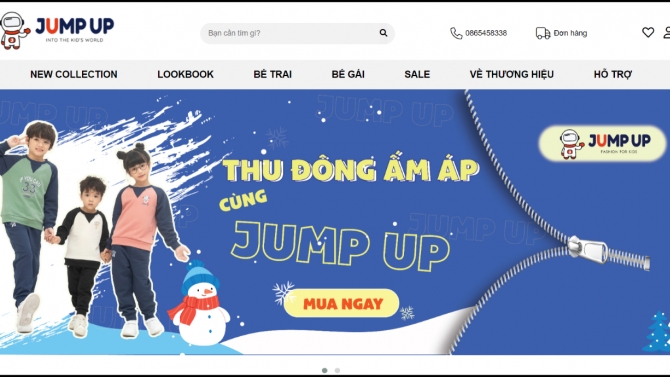 Website thời trang Jumpup