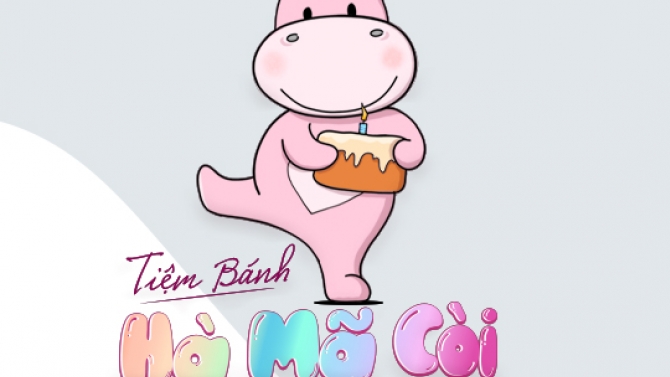 Logo Brand Tiệm b&aacute;nh H&Agrave; M&Atilde; C&Ograve;I
