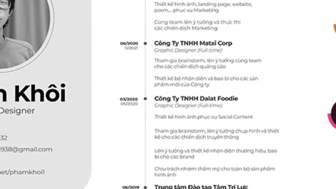 Phạm Kh&ocirc;i Portfolio