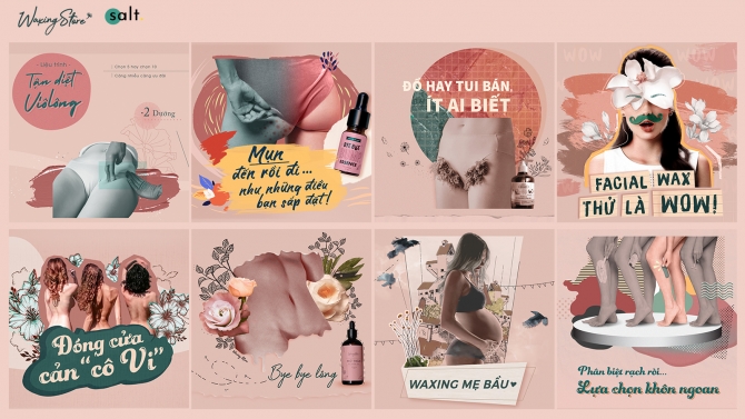 Thiết kế h&igrave;nh ảnh Facebook cho Waxing Store