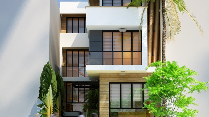 Thiết kế kiến tr&uacute;c v&agrave; nội ngoại thất