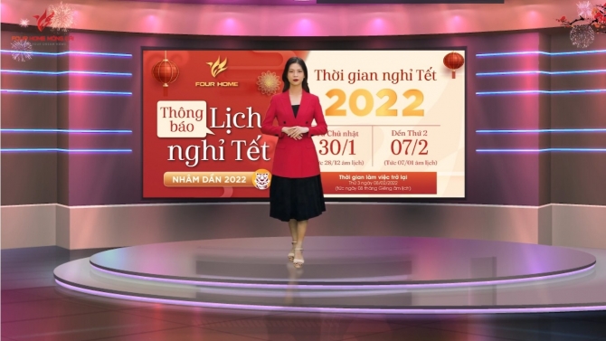 Bản Tin c&ocirc;ng ty sử dụng MC ảo