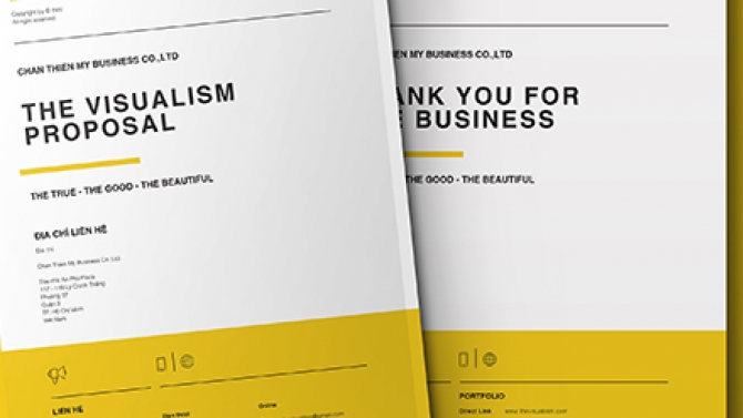 Thiế Kế Hồ Sơ C&ocirc;ng Ty The Visualism