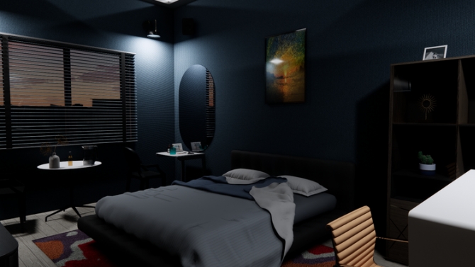 Thiết kế ph&ograve;ng ngủ v&agrave; render