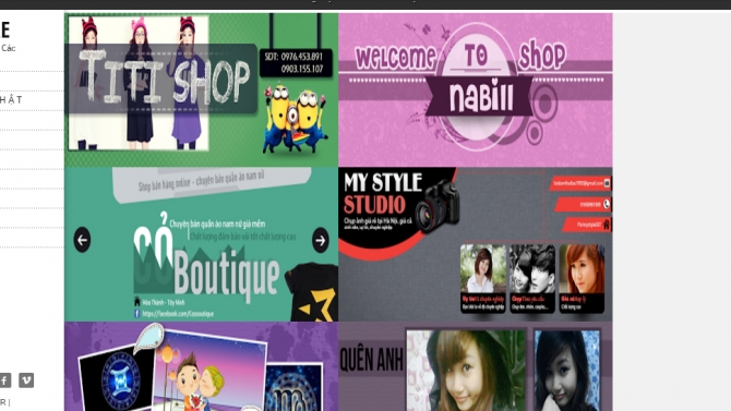 Thiết kế Cover Shop Online