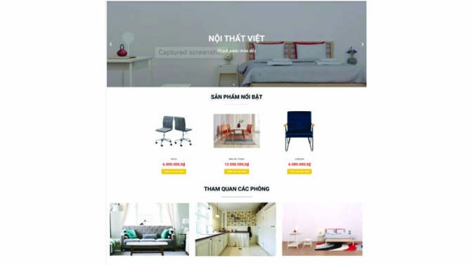 X&acirc;y dựng website b&aacute;n h&agrave;ng