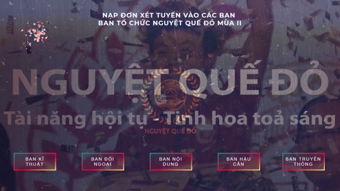 Thiết Kế website apply đơn đăng k&iacute; của Nguyệt Quế Đỏ