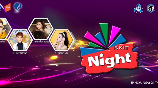 Back Drop Cho nhạc hội BKIT WEEK