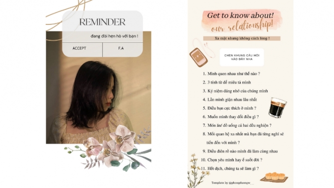 Thiết kế template instagram