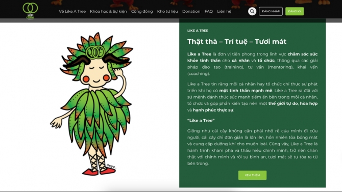 Thiết kế Website Like a Tree