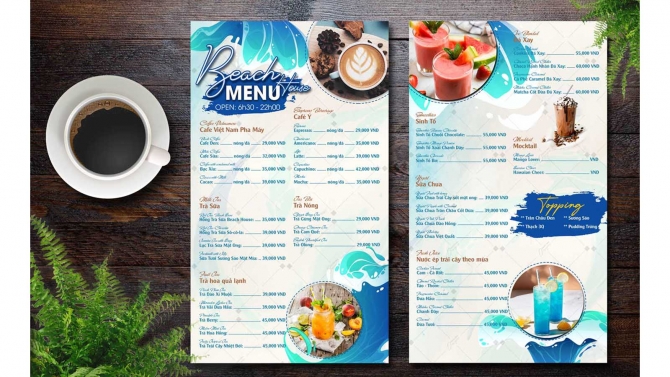 Thiết kế MENU