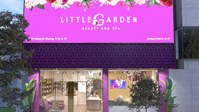 THIẾT KẾ SẢNH SPA BEAUTY LITTLE GARDEN