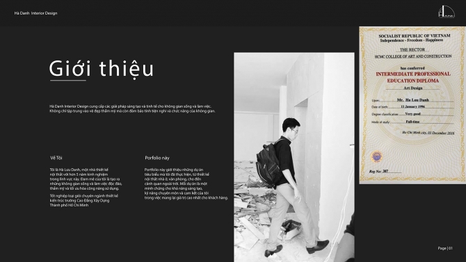 PORFOLIO H&Agrave; LƯU DANH